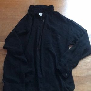Garage sheer black blouse